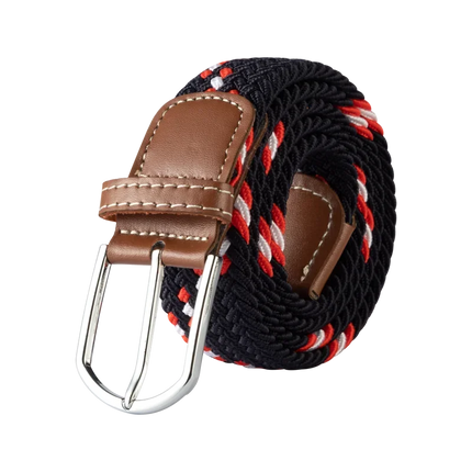 Stretch Belt, Elastic Fabric Belt with Metal Buckle – image 12