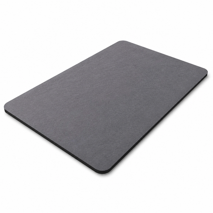 Diatomite Bath Mat, Quick Dry Stone Bath Mat with Non Slip Rubber Base, Absorbent Bathroom Mat Cut to Size