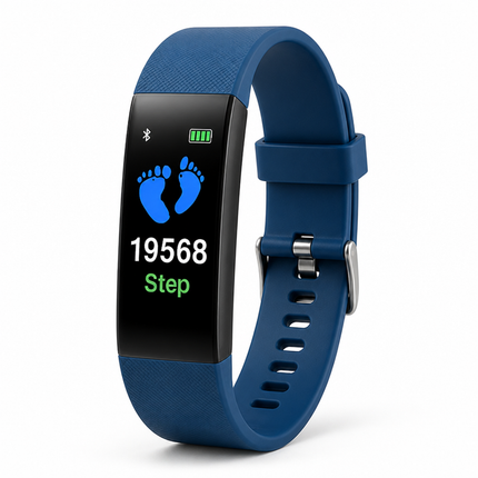 Smart Watch for Seniors, Fitness Tracker with Heart Rate and Blood Pressure, Digital Watch with Step Counter