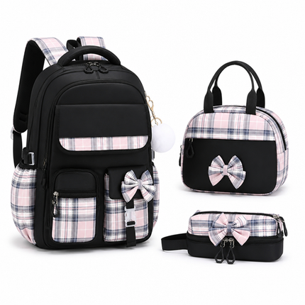 Laptop Backpack Set, 3 Piece Backpack with Tote Bag and Storage Bag, Lightweight Backpack for Laptop and Tablet