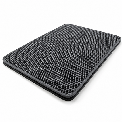 Cat Litter Mats, Double Layer Litter Box Mat with Waterproof Non Slip Design, Washable Cat Litter Rug