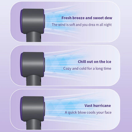 Portable Handheld Turbo Fan with 3000mAh Battery & Adjustable Speeds | Instant Cooling for Home, Work, or Travel