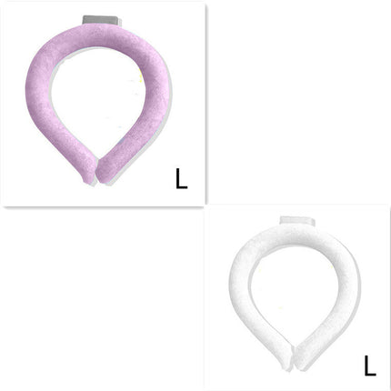 Ice Neck Ring with Advanced Cooling Technology | Rechargeable Comfort for Heatstroke Prevention