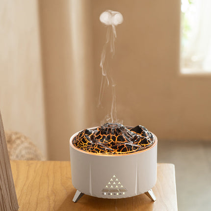 Volcano Flame Aroma Diffuser with Ultrasonic Technology & Bluetooth Speaker | Relaxing Aromatherapy for Home Ambiance