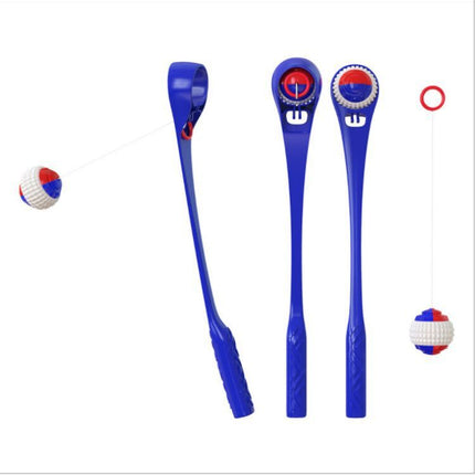 Multifunction Sport Ball Pet Toy with Interactive Features | Durable Plastic Throwing Toy for Active Playtime