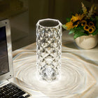 Touch Control Table Lamp with 16 Color Options | Rechargeable Acrylic Design for Customizable Mood Lighting