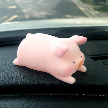 Cute Cartoon Pig Car Accessory with Air Outlet Perfume Clip | Whimsical Decoration for Fresh Fragrance