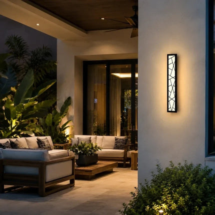 Weatherproof Outdoor Sconce with Premium Acrylic Diffuser | Modern Illumination for Any Architecture
