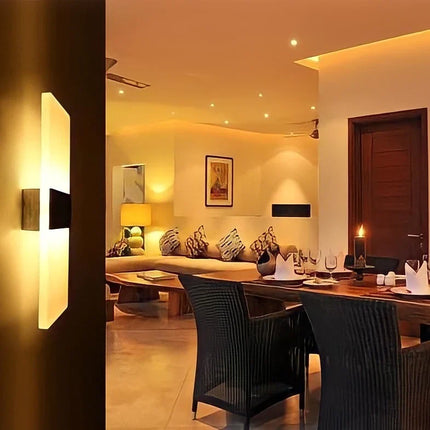 Motion-Activated LED Wall Light with USB Rechargeable Design | Stylish Home Lighting for Hallways and Bedrooms