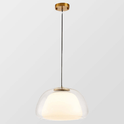 Ceiling Light Fixture, Glass Pendant Light with Adjustable Cord – image 14