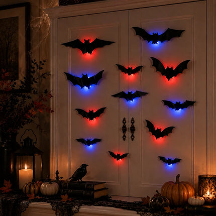 Halloween Bats for Wall Decor, Halloween Party Decorations Indoor – image 9