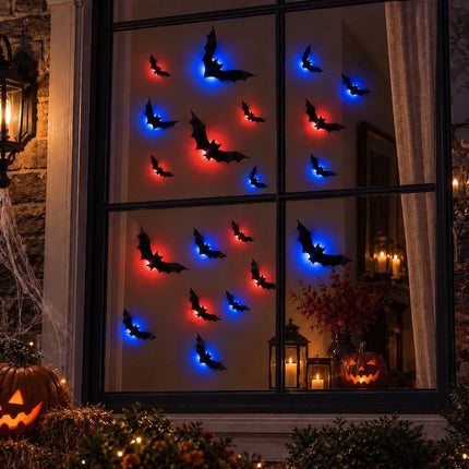 Halloween Bats for Wall Decor, Halloween Decorations with 3D Foldable Wings – image 4