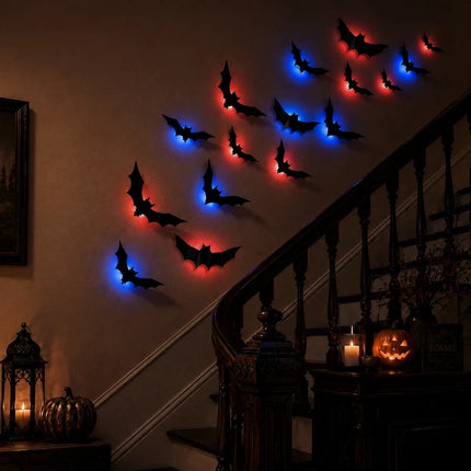 Halloween Bats for Wall Decor, Halloween Party Decorations Indoor