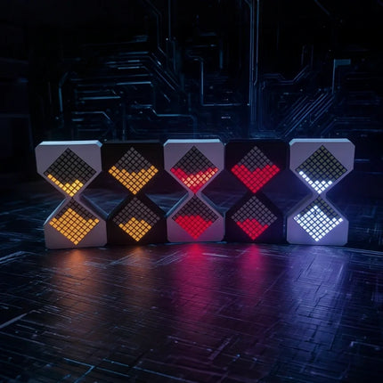 Hourglass Light with Customizable Time Flow | Cordless & Rechargeable Ambient Decor for Relaxation and Creativity