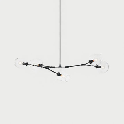 Sputnik Chandelier with Glass Bubbles, Mid Century Modern Ceiling Light Fixture – image 45