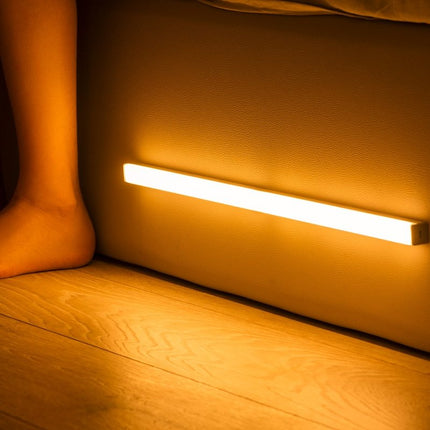 LED Sensor Light Bar with Cold/Warm Light & Micro USB Charging | Energy-Efficient Motion-Activated Lighting for Home and Office
