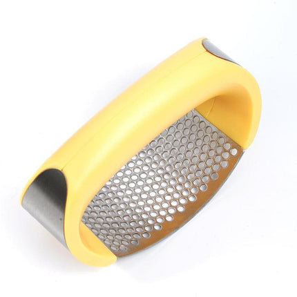 Stainless Steel Garlic Press with Ergonomic Handle | Easy Crushing for Effortless Cooking