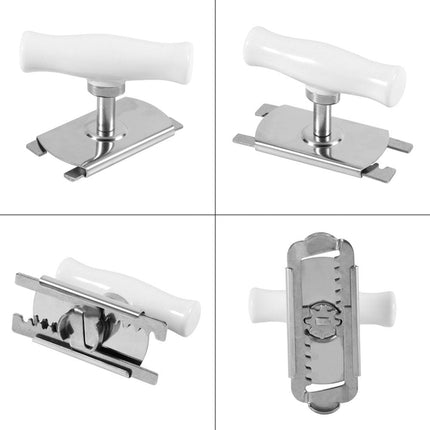 Stainless Steel Adjustable Bottle Opener with Ergonomic Handle | Versatile Tool for Effortless Cap Opening