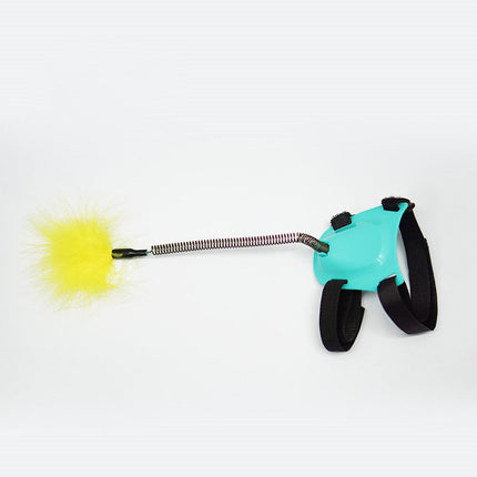 Funny Cat Stick with Strong Feathers | Multi-Functional Toy for Cat Anxiety Relief and Playtime Fun