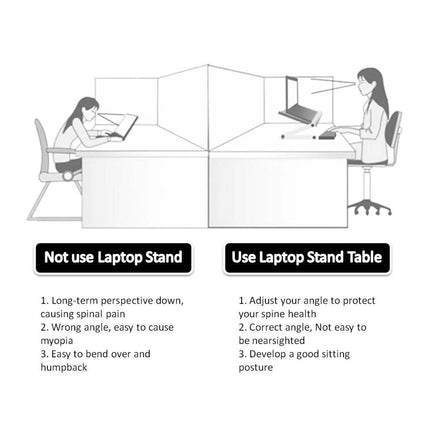 Ergonomic Laptop and Tablet Stand with 360-Degree Adjustability | Portable Solution for Comfort and Productivity