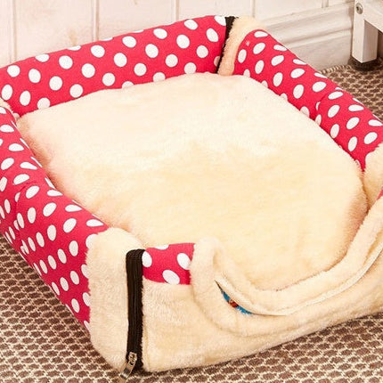 Washable Pet Nest with Detachable Design | Portable and Versatile Bed for Comfortable Pet Sleep