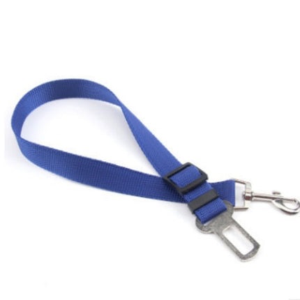 Durable Polyester Dog Leash with Fixed Strap for Safety | Adjustable Length for Comfortable Car Rides