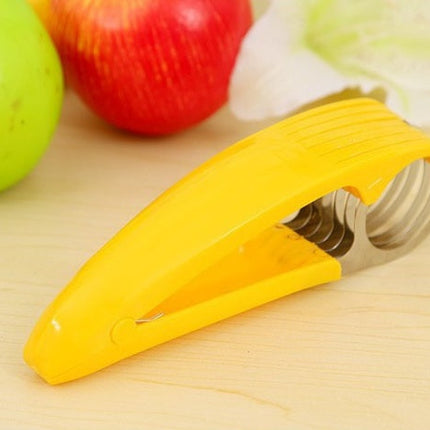 Ergonomic Banana Slicer with Stainless Steel Blade | Efficient Multi-Slicing Tool for Quick Healthy Snacks