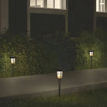 Solar Lights Outdoor 6 Pack, Solar Garden Lights with Flickering Glow – image 7