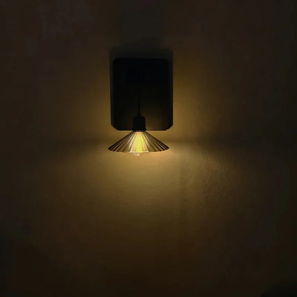 Solar-Powered Wall Light with Pleated Shade for Outdoor Elegance | Dusk-to-Dawn Sensor for Effortless Illumination
