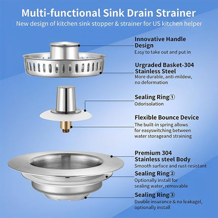 Kitchen Sink Strainer 3 in 1 – image 7