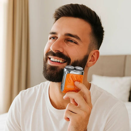 Rotary Electric Shaver for Men, Water Resistant Face Shaver for Travel
