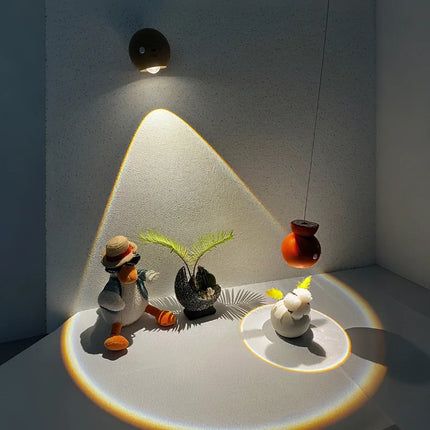 360° Rotatable Spotlight with Smart Dimming | Versatile Rechargeable Light for Home and Travel