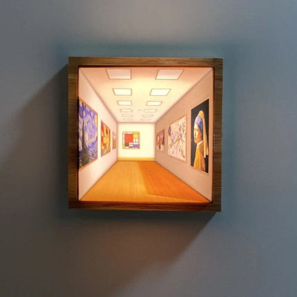 3D Illusion Art Light with Rechargeable Cordless Design | Customizable Mood Lighting for Home and Office Decor