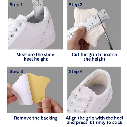 Shoe Heel Grips for Loose Shoes, Shoe Heel Cushions and Grips for Shoes