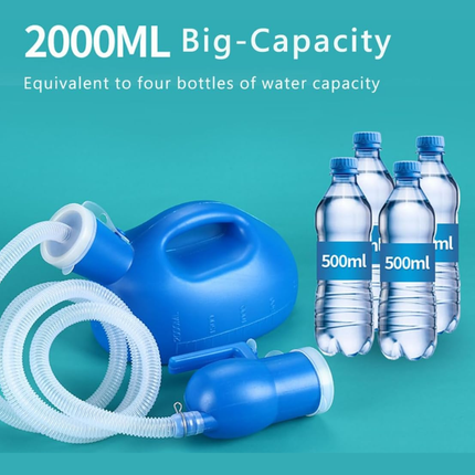 Urinal Bottle for Adults and Kids, Portable Urinal for Car and Travel