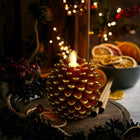 Flameless Pinecone Candles with Remote Control & Timer | Nature-Inspired Ambiance for Cozy Spaces