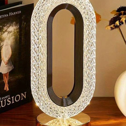 Dimmable Crystal Lamp with Adjustable Light Modes | Elegant Home Lighting for Relaxing Ambiance
