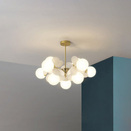 LED Ceiling Light Fixture, Acrylic Glass Hanging Light for Bedroom and Entryway – image 25