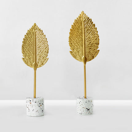 Golden Leaves Ornaments, Home Decor and Desk Decor – image 10