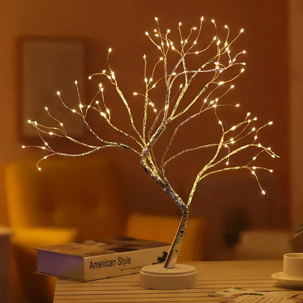 Fairy Tree Decorative LED Light with Fully Adjustable Branches | Cozy Warm White Glow for Home and Garden Decor