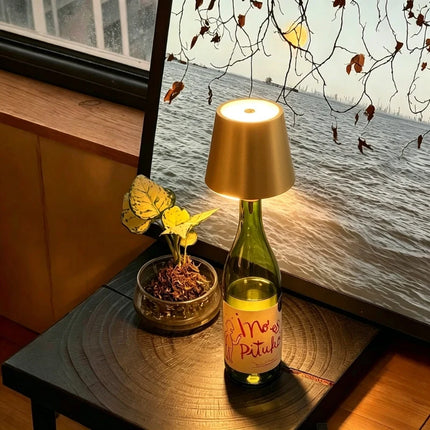 Bottle Glow USB Rechargeable LED Lamp for Bottles with Adjustable Brightness | Customizable Lighting for Unique Home Décor