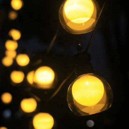Solar String Lights with Remote Control & 8 Lighting Modes | Waterproof Outdoor Decor for Enchanting Atmospheres