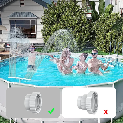 Swimming Pool Fountain Sprayer with Cooling Mist, Pool Accessories for Kids and Adults – image 9