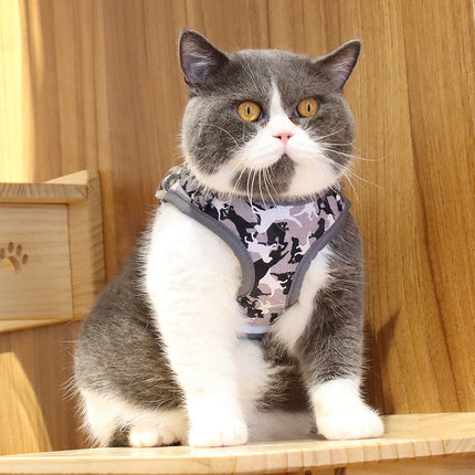 Reflective Cat and Dog Chest Sling Leash with Adjustable Fit | Breathable Harness for Comfortable Walks
