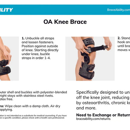Unloader Knee Brace, Hinged Knee Support for Osteoarthritis with Medial and Lateral Support – image 5