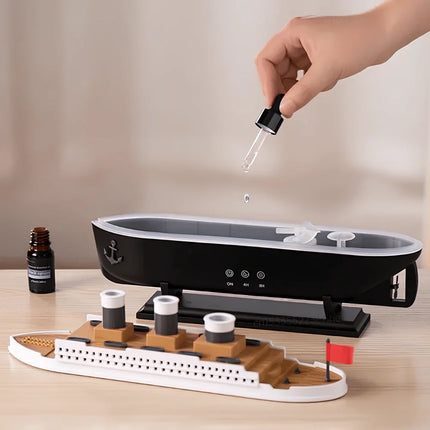 Titanic Humidifier with Ultrasonic Technology & Remote Control | Elegant Air Quality Booster for Health and Relaxation