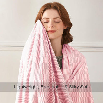 Cozy Comfort | Cooling Blanket for Hot Sleepers with Breathable Fabric | Lightweight Summer Throw for Night Sweats and Hot Flashes