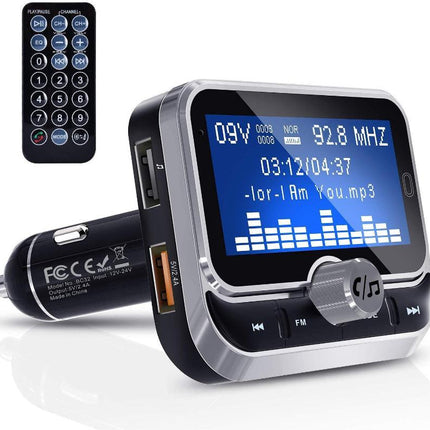 Car MP3 Player with LCD Display & Dual USB Ports | Stream Music & Charge Devices on the Go