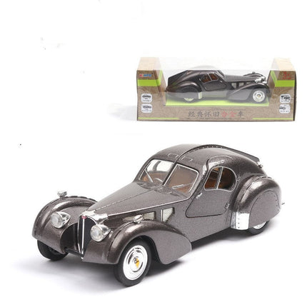 Classic Bugatti Type 57SC Car Model with Music Function | 1:32 Scale Antique Collector's Item