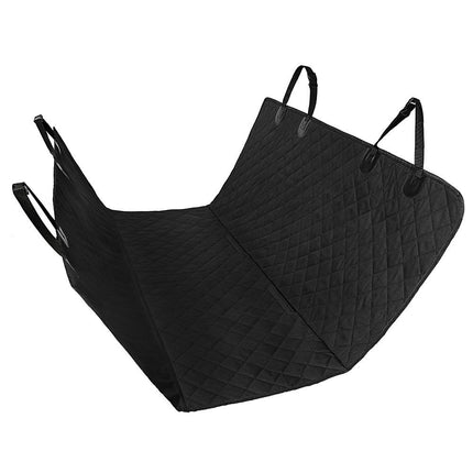 Dog Car Seat Cover with Waterproof Material & Anti-Skid Design | Visual Net Windows for Pet Comfort and Safety
